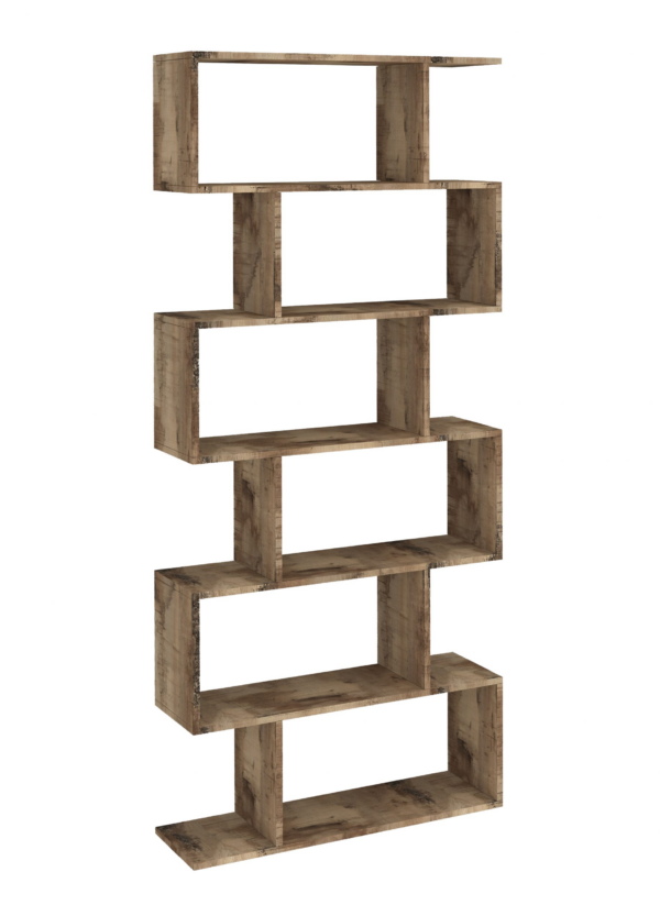 Libreria Calli - 84x192x24 - Acero Pereira - immagine 5