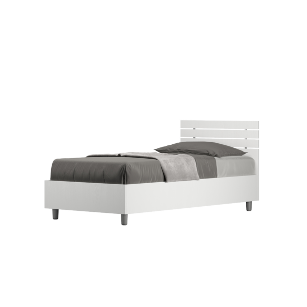 Letto Singolo 80x200 cm testata dritta con doghe Ankel