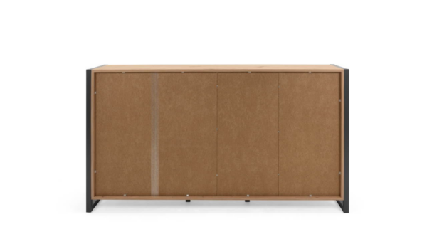 Madia Denver 3 160x40x88H quercia antracite - immagine 8