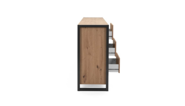 Madia Denver 3 160x40x88H quercia antracite - immagine 9