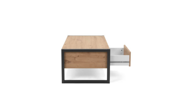 Tavolino da salotto Denver 55 L100xP55XH40 quercia antracite - immagine 4