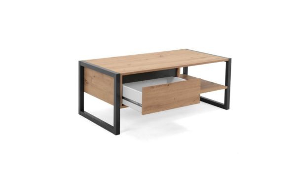 Tavolino da salotto Denver 55 L100xP55XH40 quercia antracite - immagine 5