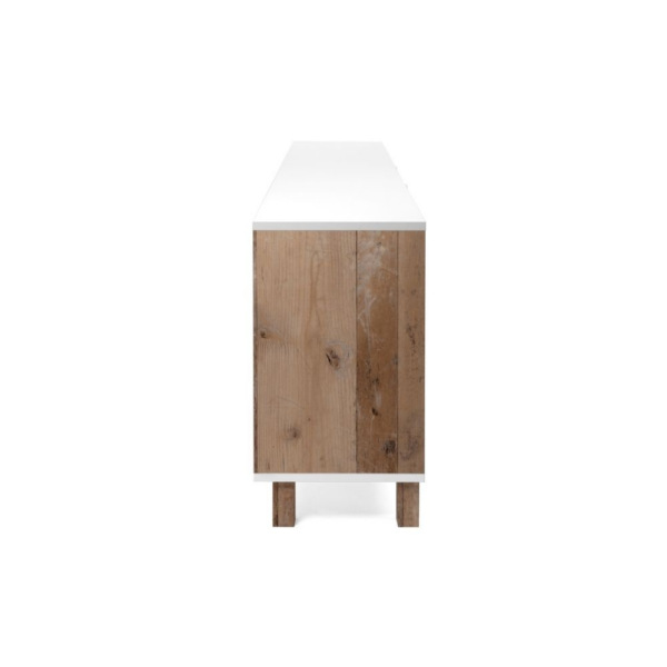 Madia Menorca 57A 3 ante bianco rovere 200x35x64,5 - immagine 6