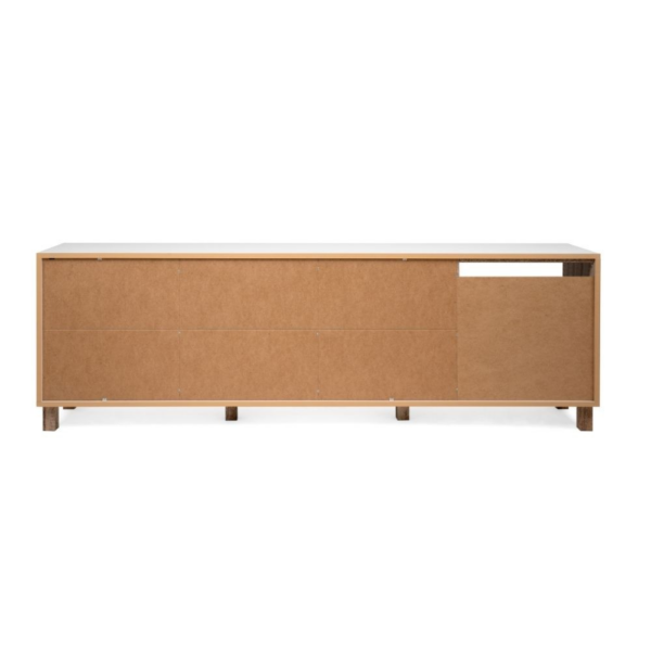 Madia Menorca 57A 3 ante bianco rovere 200x35x64,5 - immagine 9