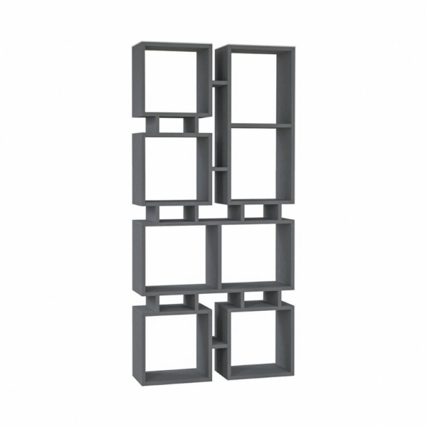 Libreria bifacciale Rail antracite 79x166,5 - immagine 3