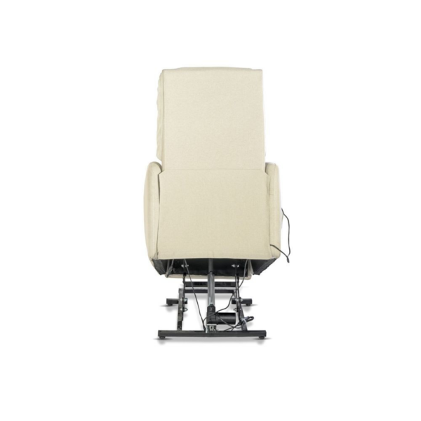 Poltrona alzapersona Katia tessuto beige 1 motore - immagine 5
