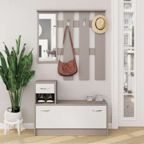 Mobile ingresso Rudolf bianco light mocha