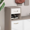 Mobile ingresso Rudolf bianco light mocha - immagine 4
