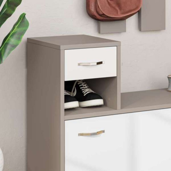 Mobile ingresso Rudolf bianco light mocha - immagine 4