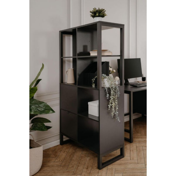 Credenza a giorno Sumatra20A antracite bifacciale - immagine 3