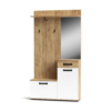 Mobile ingresso Mosso MO6 colore rovere e bianco - immagine 2