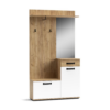 Mobile ingresso Mosso MO6 colore rovere e bianco - immagine 3