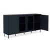 Credenza Caracas 51A con 4 ante e 4 ripiani colore navy blue - immagine 3