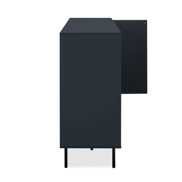 Credenza Caracas 51A con 4 ante e 4 ripiani colore navy blue - immagine 7