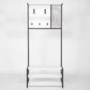 Scaffale ingresso Nomad colore bianco - immagine 2