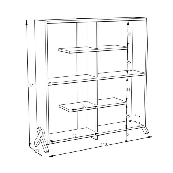 Libreria Kipp bianca - immagine 6